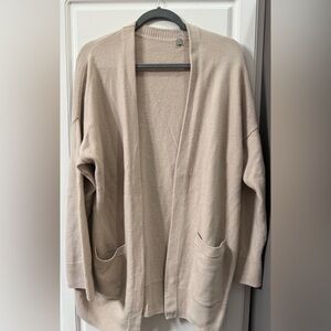Vince 100% Cashmere Open Front Cardigan
